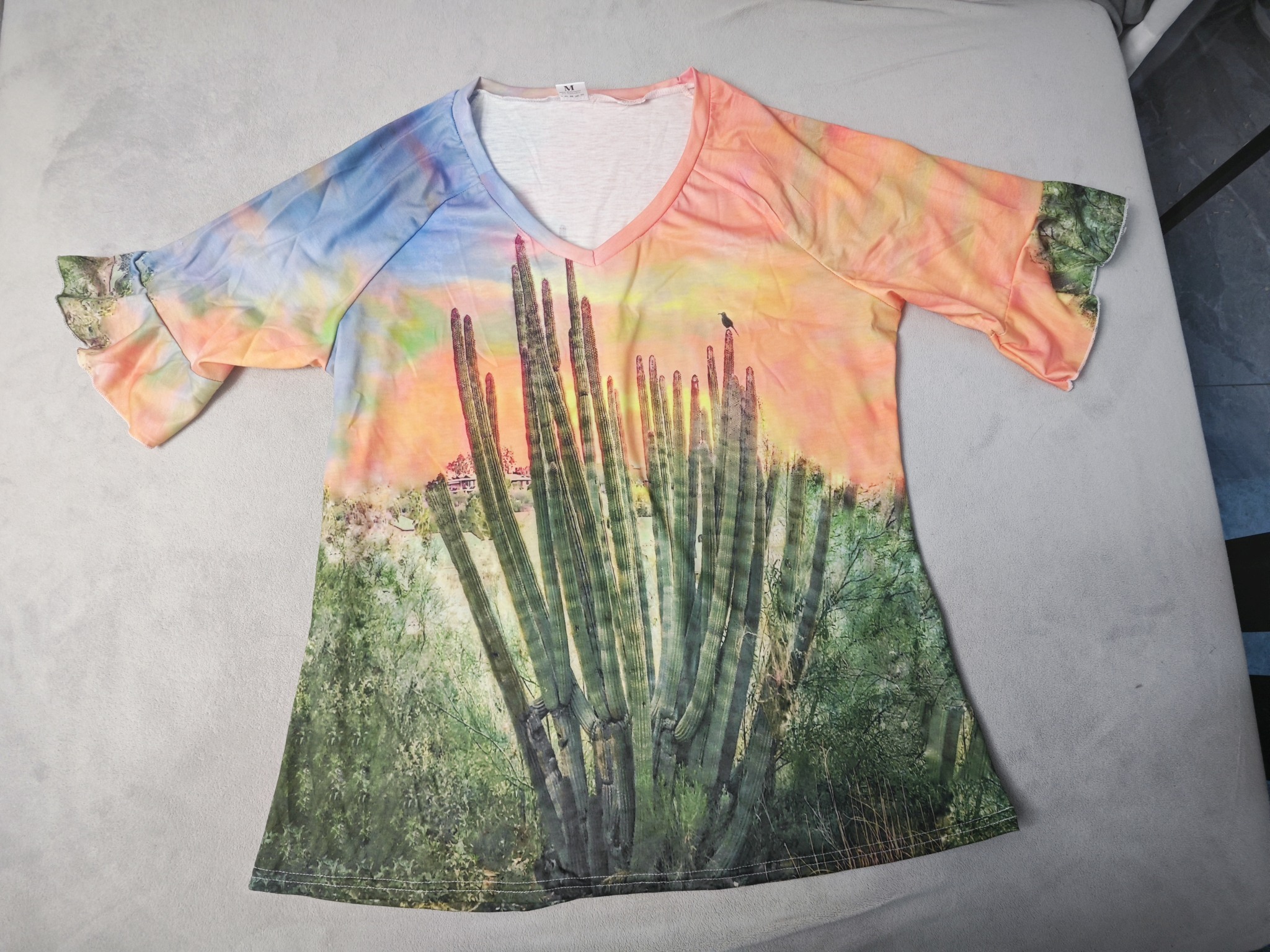 custom women's t-shirt ruffle short sleeve v-neck personalized printing create your own no minimum custom women's t-shirt ruffle short sleeve v-neck personalized printing create your own no minimum