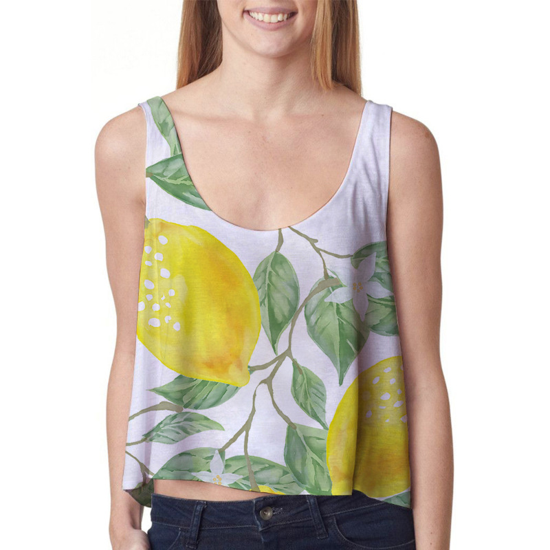 custom women's sleeveless crop top all-over printing no minimum design your own personalized cheap