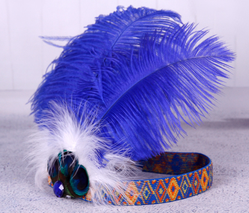Flapper feather headband wholesale, custom made hair band Flapper feather headband wholesale, custom made hair band