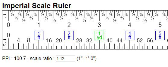 WH ruler 2 feet circumference ruler