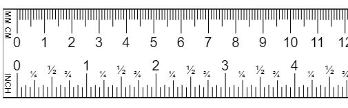 actual size online ruler mm cm inches screen measurements