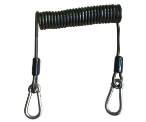 security spiral coil lanyard with carabiner hooks wholesale security spiral coil lanyard with carabiner hooks wholesale