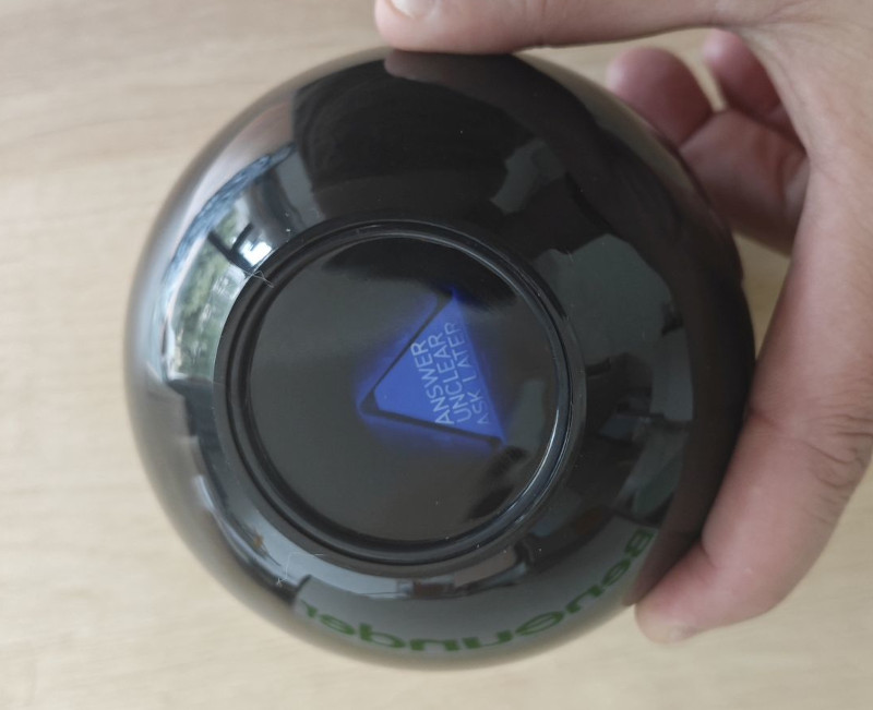 CUSTOM Answers in a Fortune Telling 8 Ball 