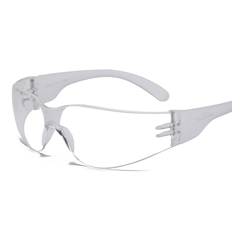 Safety Goggles Glasses Anti Fog Riding clear lens clear temple