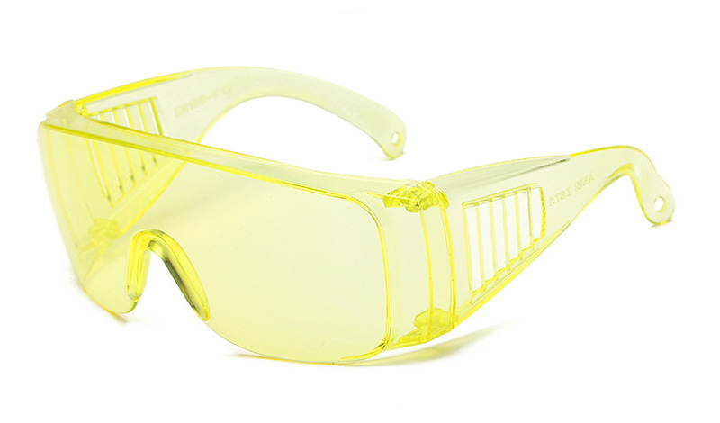 Safety Goggles Over Glasses Yellow OTG