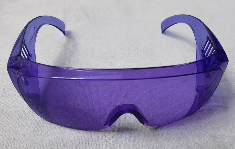 Safety Goggles Over Glasses Violet OTG