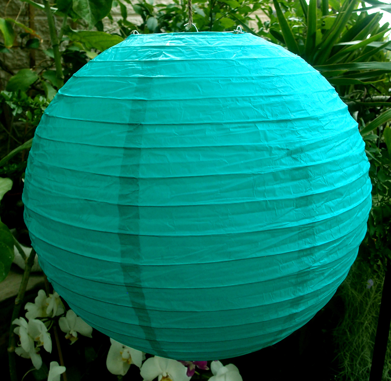 Round Parallel Ribbed Paper Lanterns
