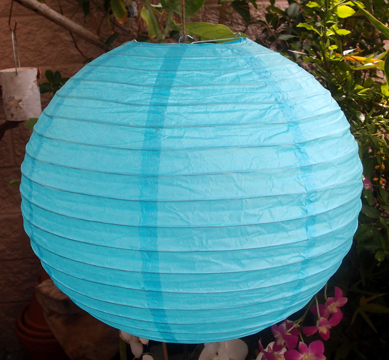 Round Parallel Ribbed Paper Lanterns