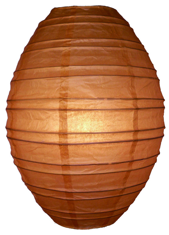 Olive-shaped Paper Lantern