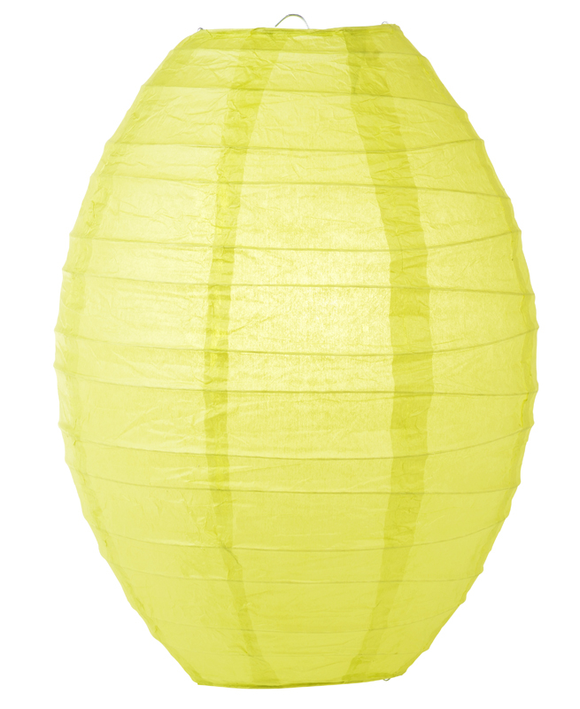 Olive-shaped Paper Lantern