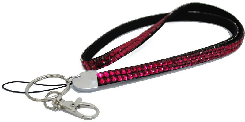 Rhinestone Lanyard For Badge & Key Rhinestone Lanyard For Badge & Key