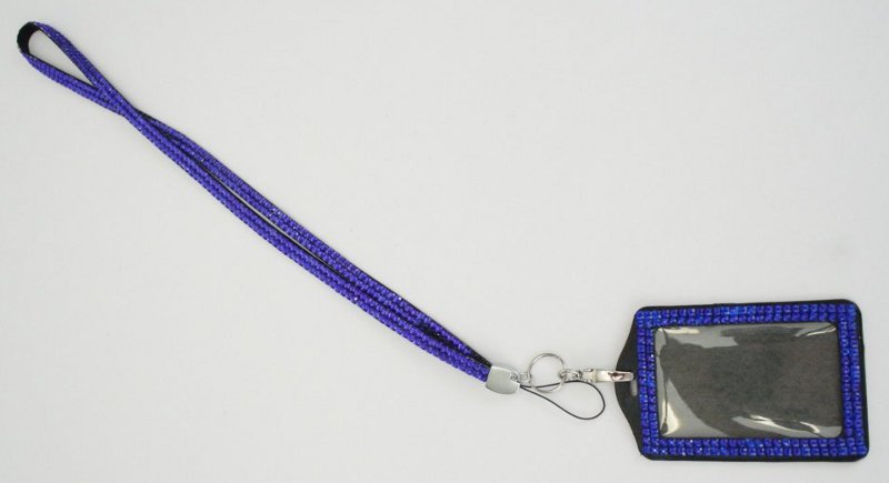 Fashion Sparkly Neck Lanyard with ID Card Holder Fashion Sparkly Neck Lanyard with ID Card Holder