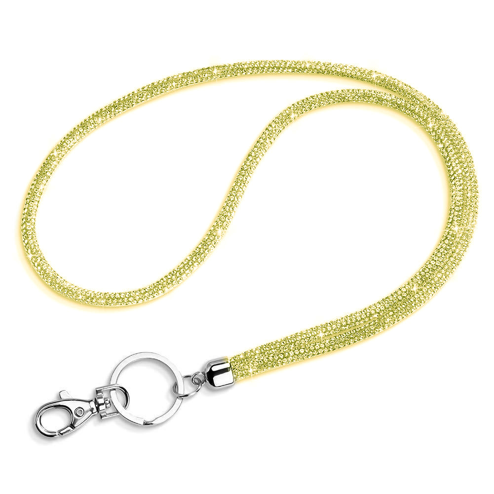 round sparkly bling rhinestone lanyard round sparkly bling rhinestone lanyard
