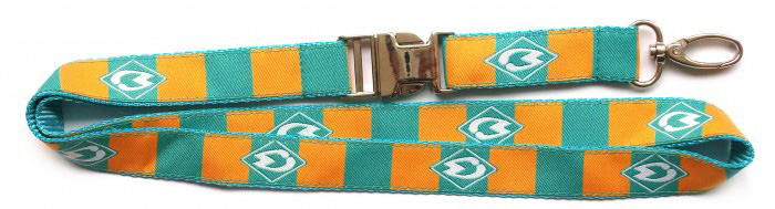 two layer satin lanyard with custom logo printed two layer satin lanyard with custom logo printed