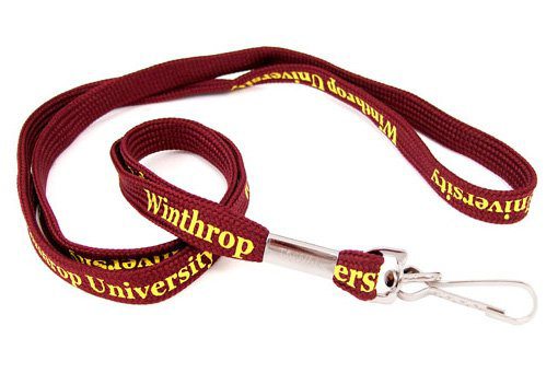 custom Tubular lanyard screen printed lanyard