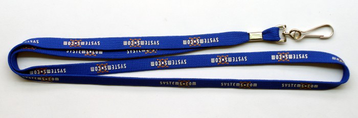 custom Tubular lanyard screen printed lanyard