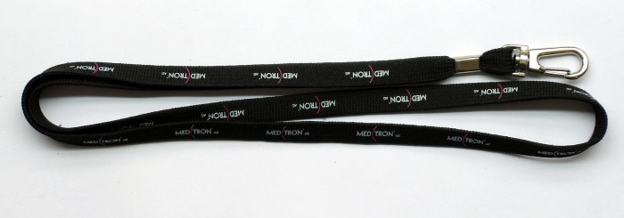 custom Tubular lanyard screen printed lanyard