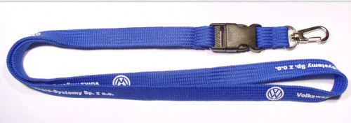 custom Tubular lanyard screen printed lanyard