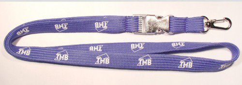 custom Tubular lanyard screen printed lanyard