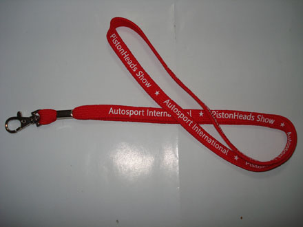 custom Tubular lanyard screen printed lanyard