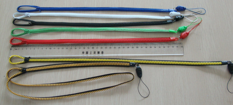zipper lanyard with custom logo slider zipper lanyard with custom logo slider