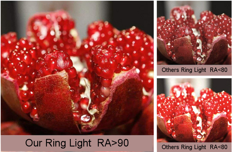 led ring light, true color