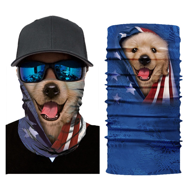 dog animal neck gaiter sun UV protection tube face mask warmer wholesale