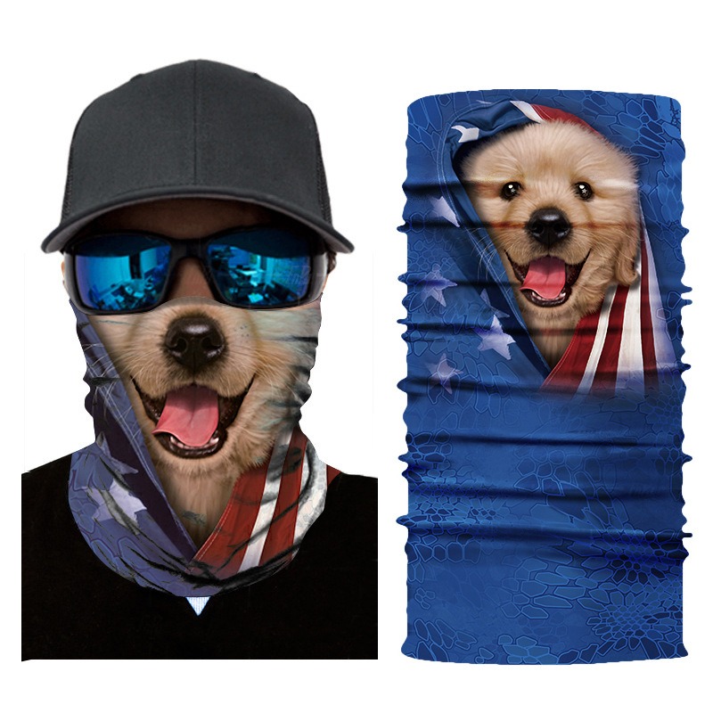dog animal neck gaiter sun UV protection tube face mask warmer wholesale