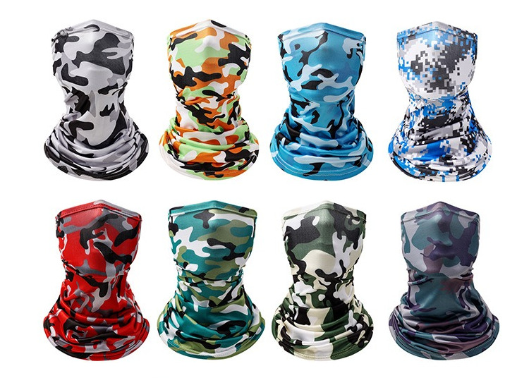 Camouflage Neck Gaiter Buff Tube For Cycling Fishing Running Wholesale