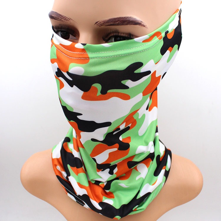 Camouflage Neck Gaiter Buff Tube For Cycling Fishing Running Wholesale