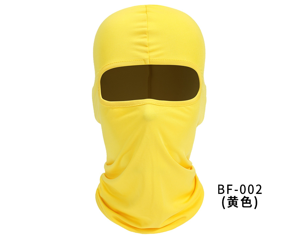 yellow balaclava cycling motorcycle full face mask wholesale
