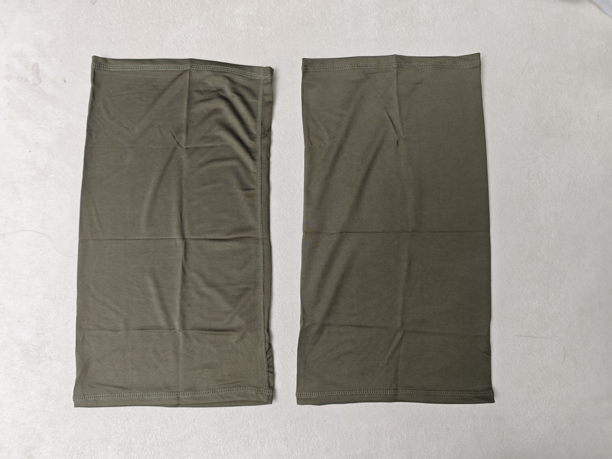 green cooling ice silk blank neck gaiter for sale UV protection sun shade face mask
