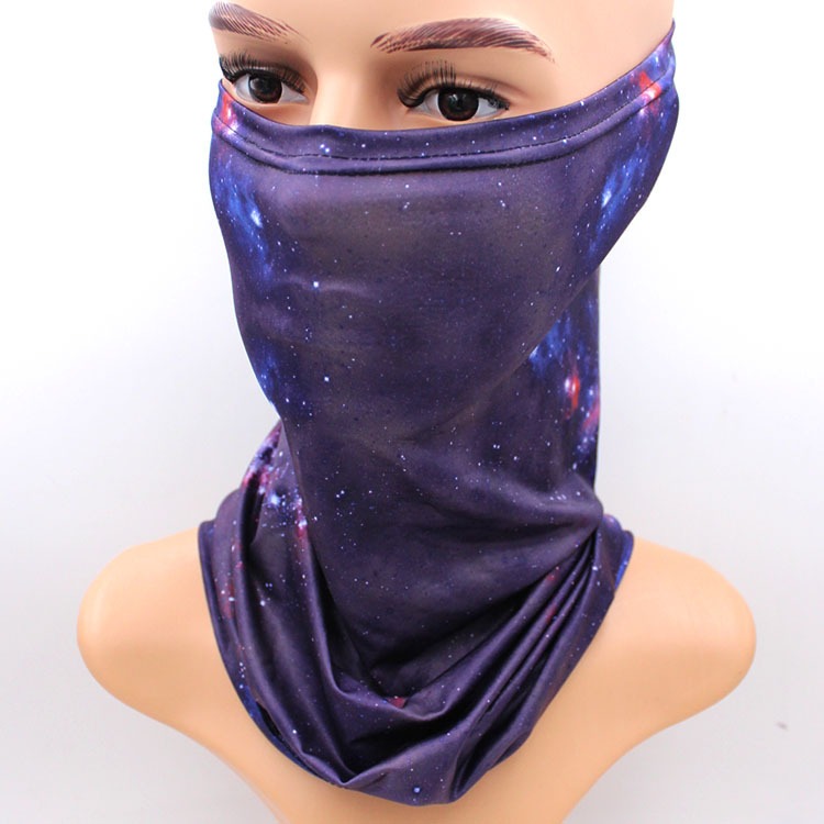Magic Starry Night Sky Cool Universe Neck Gaiter Breathable