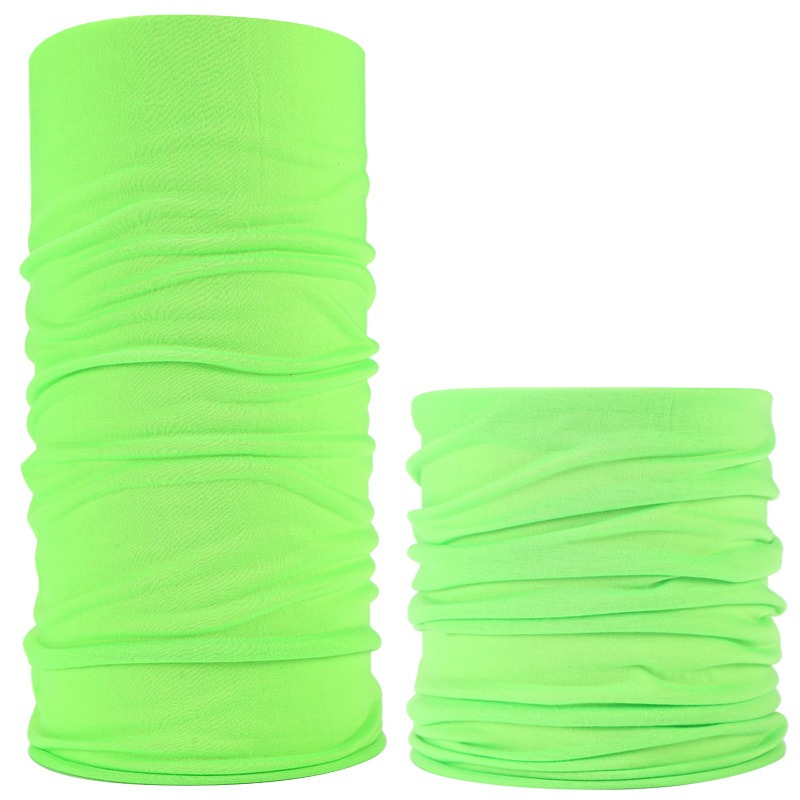 light green plain neck gaiter for sale UV protection cycling cover