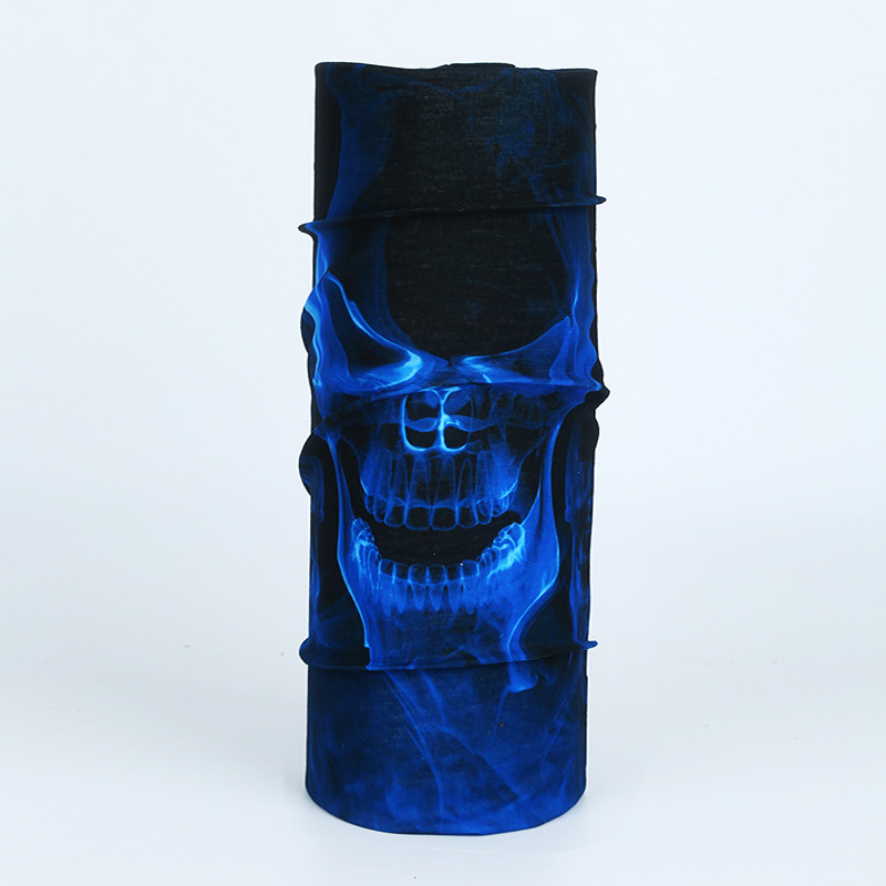 seamless printed neck gaiter thin lightweight breathable