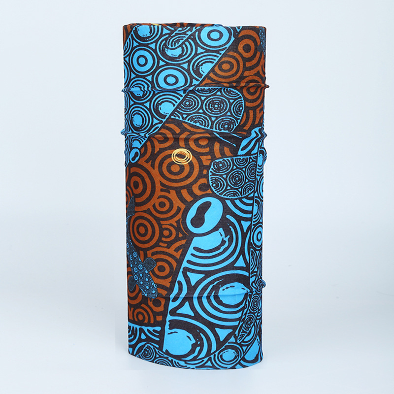 seamless printed neck gaiter thin lightweight breathable
