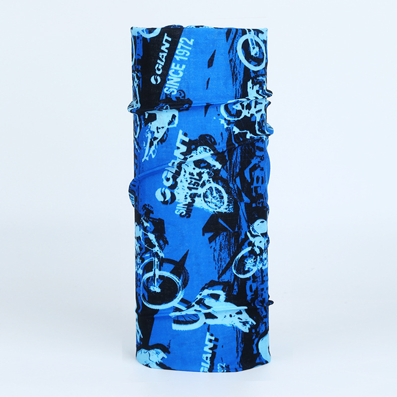 seamless printed neck gaiter thin lightweight breathable