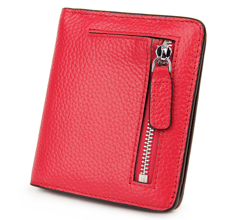 red small genuine leather wallet lady women rfid wholesale red small genuine leather wallet lady women rfid wholesale