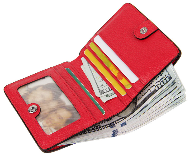 red small genuine leather wallet lady women rfid wholesale red small genuine leather wallet lady women rfid wholesale