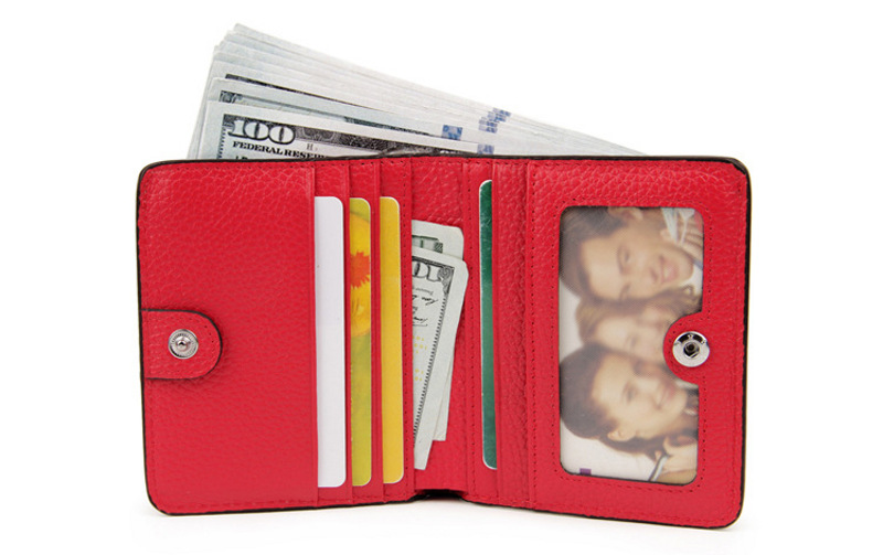 red small genuine leather wallet lady women rfid wholesale red small genuine leather wallet lady women rfid wholesale