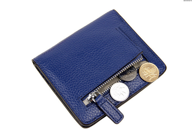 blue small genuine leather wallet lady women rfid wholesale blue small genuine leather wallet lady women rfid wholesale