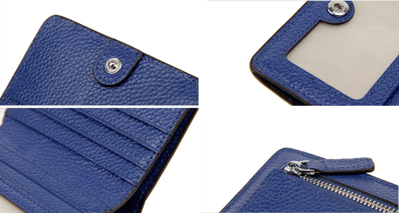 blue small genuine leather wallet lady women rfid wholesale blue small genuine leather wallet lady women rfid wholesale