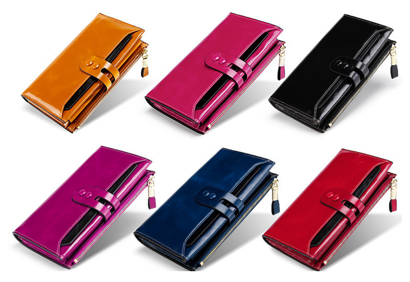 modern lady women genuine leather clutch wallet rfid blocking anti theft wholesale modern lady women genuine leather clutch wallet rfid blocking anti theft wholesale