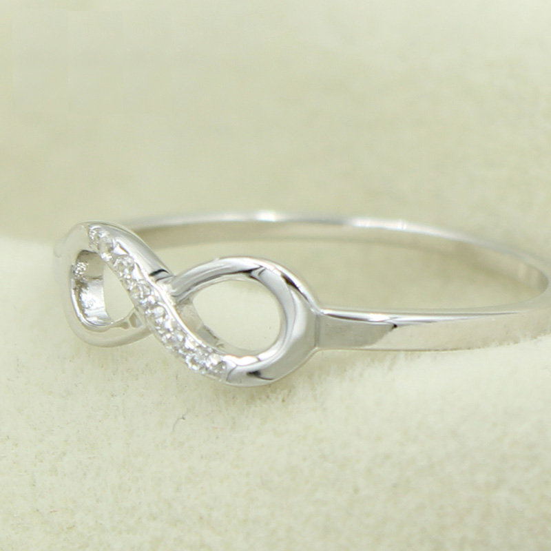 endless love silver ring