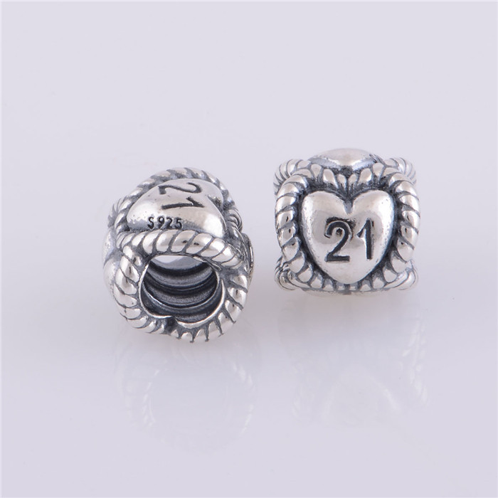 Sterling Silver Beads For 21st Birthday