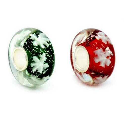Sterling Silver Murano Glass Beads