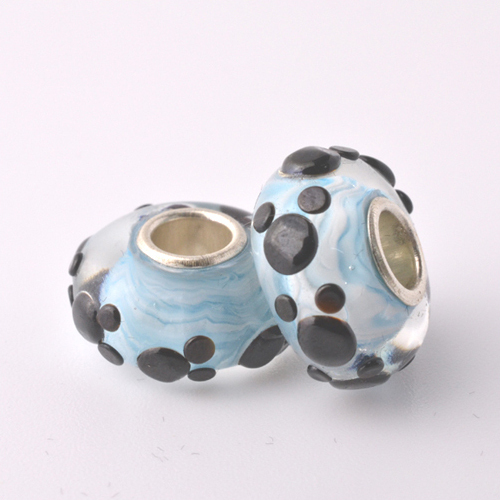 Sterling Silver Murano Glass Beads