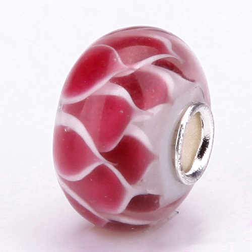 Authentic Sterling Silver Murano Glass Bead