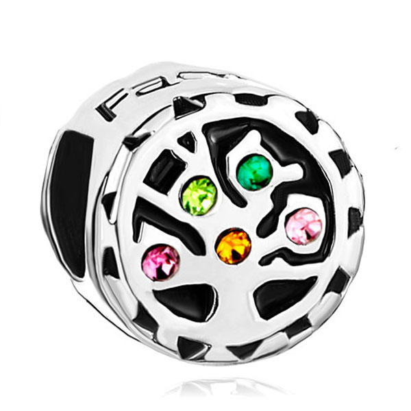 Life Tree Sterling Silver Charm Bead