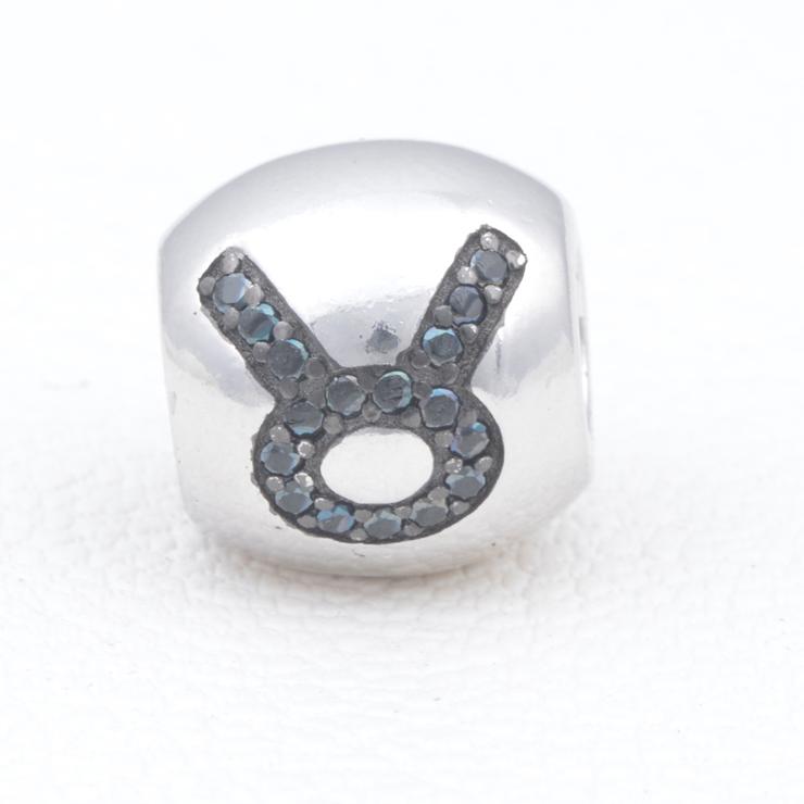 Taurus Sterling Silver Charms